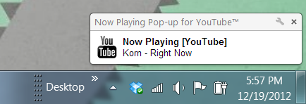 Now Playing Pop up for YouTube 5 excelentes trucos para Youtube
