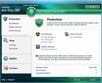 kaspersky2009 Licencia gratis y legal de Kaspersky Antivirus 2009 por 9 meses